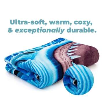 Great White Shark Beach Towel - Fun & Soft for All Ages