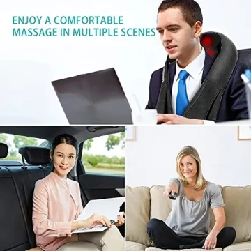Shiatsu Neck & Back Massager with Heat - Best Gift for Dad