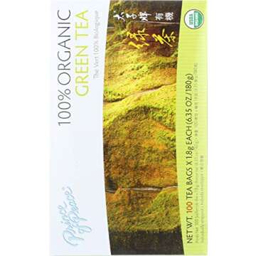 Prince of Peace Organic Green Tea 100 Tea Bags - 2 Pack