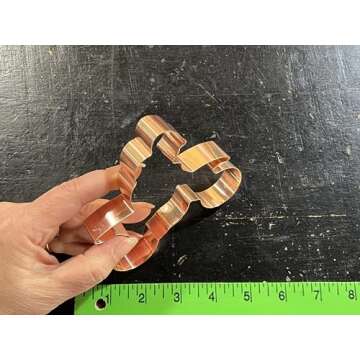 Dirt Bike Racer Cookie Cutter - Handcrafted Copper Delight