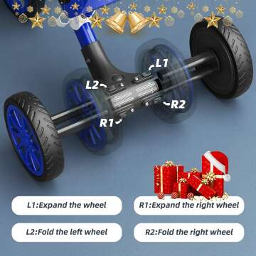 XJD 3-in-1 Kids Tricycle for Ages 10 Months to 3 Years