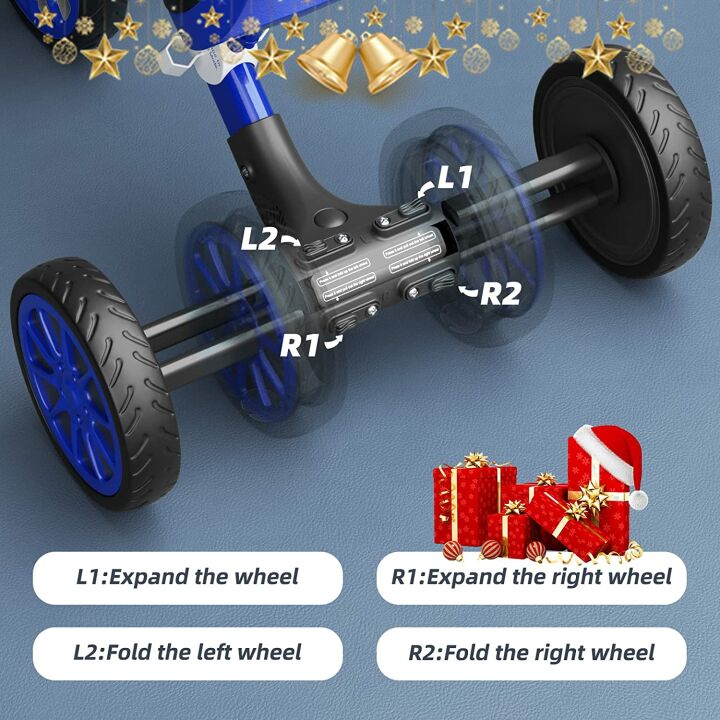 XJD 3-in-1 Kids Tricycle for Ages 10 Months to 3 Years