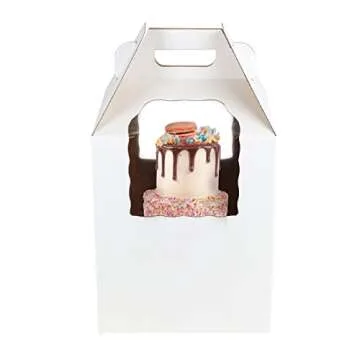 Spec101 10-Pack Disposable Cake Box with Window
