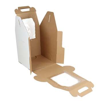 Spec101 10-Pack Disposable Cake Box with Window