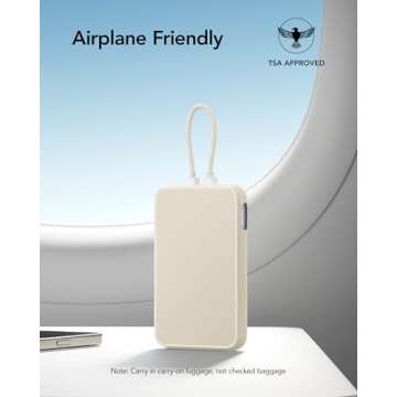 Charmast 10000mAh Portable Charger with Fast Charging