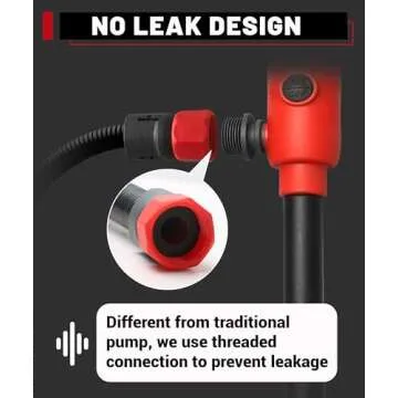 FUELIO 2025 UPGRADED Fuel Transfer Pump - Leak-Proof Rechargebale Gas Pump For Gas Can - Portable Battery Powered Pump For Gas, Gasoline