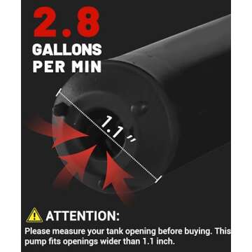 FUELIO 2025 UPGRADED Fuel Transfer Pump - Leak-Proof Rechargebale Gas Pump For Gas Can - Portable Battery Powered Pump For Gas, Gasoline