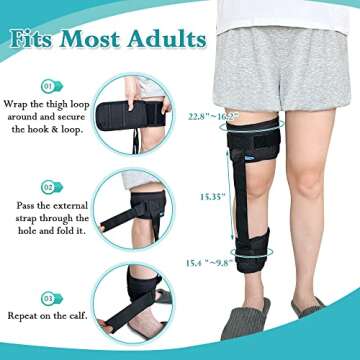 Adjustable Leg Lifter for Safe Recovery and Rehabilitation