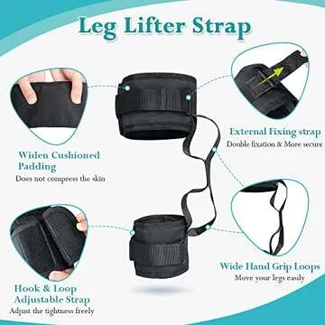 Adjustable Leg Lifter for Safe Recovery and Rehabilitation