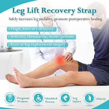 Adjustable Leg Lifter for Safe Recovery and Rehabilitation