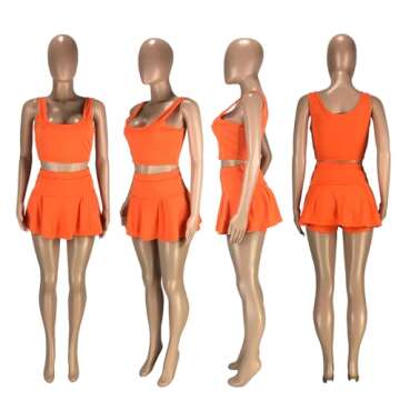 Stylish Womens Casual Sports 2 Piece Outfit Set