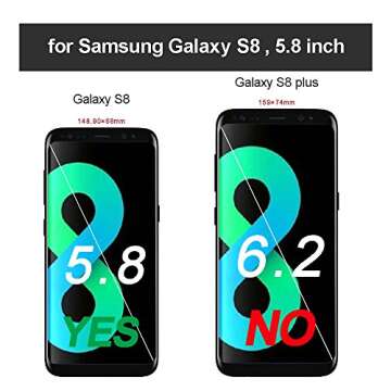 LONTECT Galaxy S8 Teakwood Case - Slim and Shock Absorbing