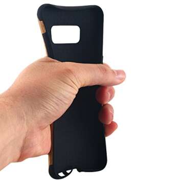 LONTECT Galaxy S8 Teakwood Case - Slim and Shock Absorbing