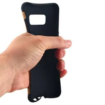 LONTECT Galaxy S8 Teakwood Case - Slim and Shock Absorbing