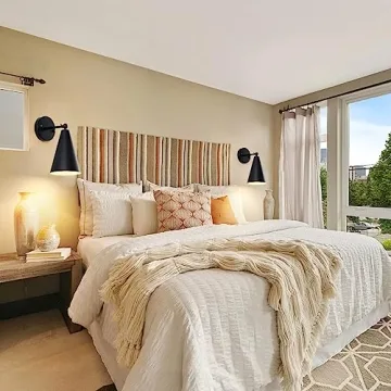 KPWONY Vintage Wall Sconces 2-Pack Adjustable Industrial Lighting