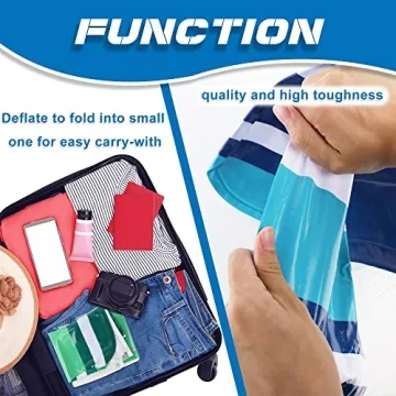 Zcaukya 4 Pack Inflatable Hammocks - Summer Fun