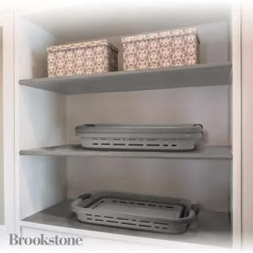 Brookstone Collapsible Laundry Basket for Easy Storage