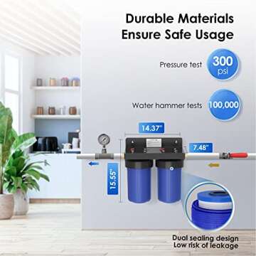 Whole House Water Filter System for Clean Safe Water