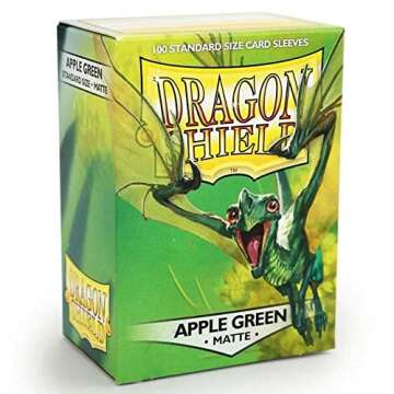 Dragon Shield Matte: Emerald Card Sleeves - 100 Pack