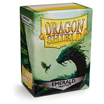 Dragon Shield Matte Emerald Sleeves for Card Games