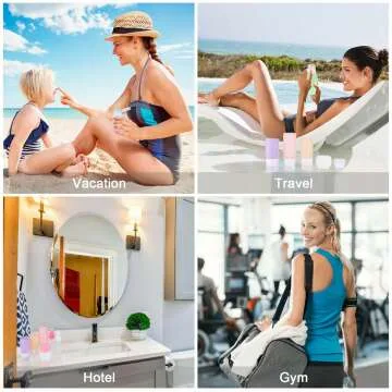 Travel Bottles Set - 16 Pack TSA Approved Silicone