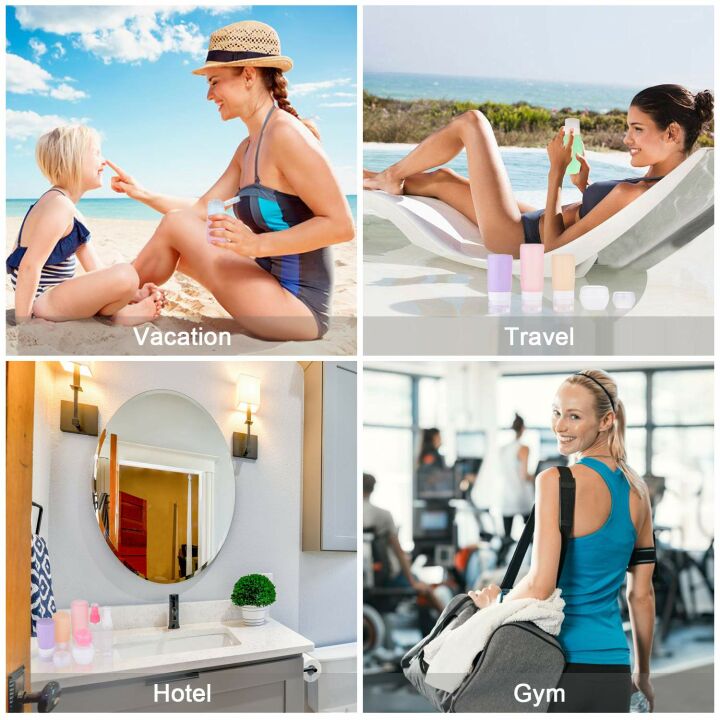 Travel Bottles Set - 16 Pack TSA Approved Silicone