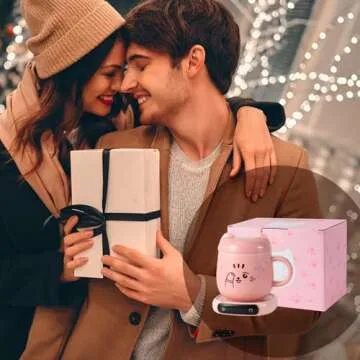 Bsigo Smart Coffee Mug Warmer & Cute Cat Set