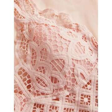 SHENHE Women's Sexy Lace Bralette Set - Stylish & Comfy