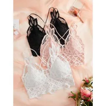 SHENHE Women's Sexy Lace Bralette Set - Stylish & Comfy