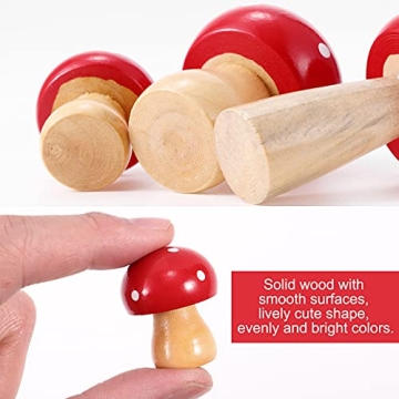 SUPVOX Mini Mushroom Figurines for Garden & Decor