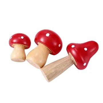 SUPVOX Mini Mushroom Figurines for Garden & Decor