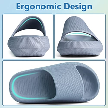 KOUECI Kids Cloud Slides for Boys & Girls Slip On Comfort