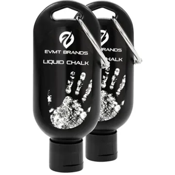 EVMT Brands Liquid Chalk. Mess Free Gym Chalk for Weightlifting, Gymnastics, Rock Climbing, Dancing,...