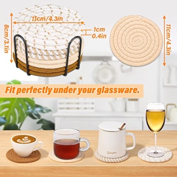 Shop Mckanti 8 Pcs Absorbent Drink Coasters Set