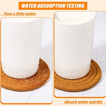 Shop Mckanti 8 Pcs Absorbent Drink Coasters Set