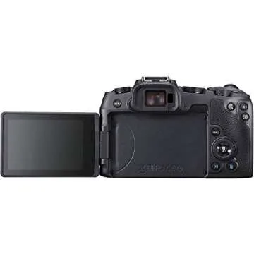 Canon EOS RP Full Frame Mirrorless Vlogging Portable Digital Camera with 26.2MP Full-Frame CMOS Sensor, Wi-Fi, Bluetooth, 4K Video Recording and 3.0” Vari-Angle Touch LCD Screen, Body, Black,