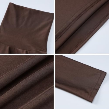 Elegant High Neck Long Sleeve Maxi Dress for Women