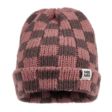 Stylish Plaid Women's Beanie for Winter Warmth