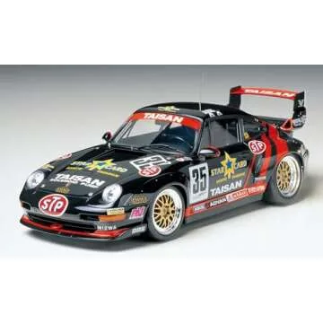 Tamiya 1:24 Taisan Star Card Porsche 911 GT2 Model