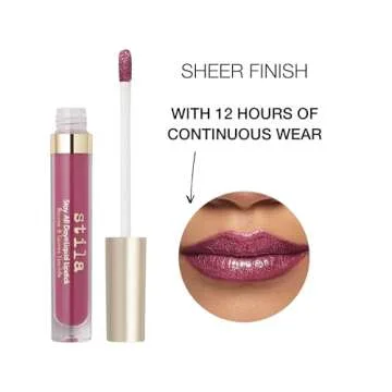 stila Stay All Day Liquid Lipstick, Sheer Matte Finish Long-Lasting Color Wear, No Transfer or Bleed Lightweight, Hydrating with vitamin E & Avocado Oil for Soft Lips 0.10 Fl. Oz., Sheer Azalea