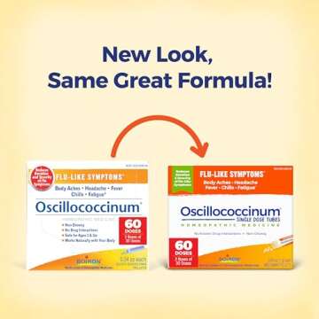 Boiron Oscillococcinum for Relief from Flu-Like Symptoms of Body Aches, Headache, Fever, Chills, and...