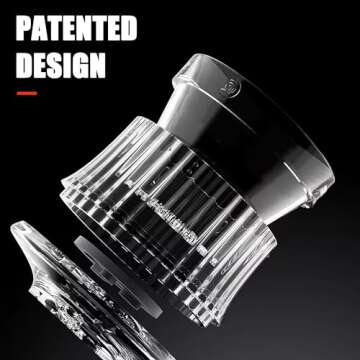 zeroHero Coffee Dripper and Filters,3 Extraction Modes Pour Over Coffee Maker, Safe BPA Free and Heat-Resistant Plastic,Adjustable Flow Rate Drip Coffee Maker Funnel Accessories for Home, Office