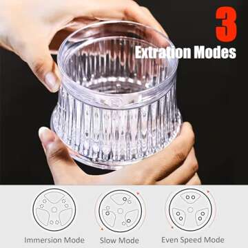 zeroHero Coffee Dripper and Filters,3 Extraction Modes Pour Over Coffee Maker, Safe BPA Free and Heat-Resistant Plastic,Adjustable Flow Rate Drip Coffee Maker Funnel Accessories for Home, Office