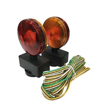MaxxHaul 80778 Magnetic Towing Light Kit (Dual Sided for RV, Boat, Trailer and More DOT Approved)