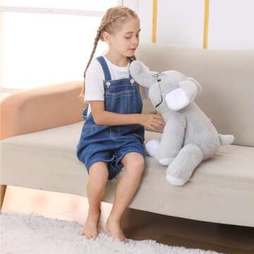 WeBingo Weighted Elephant Plush Toy - 27" Comfort Gift