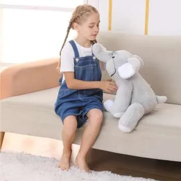 WeBingo Weighted Elephant Plush Toy - 27" Comfort Gift
