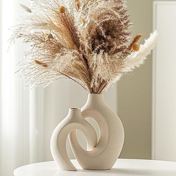 Lvases Snuggle Hollow Ceramic Vase Set - Nordic Aesthetic Decor