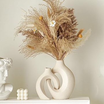 Lvases Snuggle Hollow Ceramic Vase Set of 2