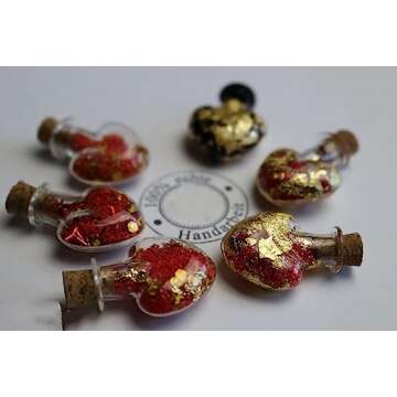 Rose Gold Schabin Flakes, 10g Copper Metallic Foil Flakes ，for Nail Art, Painting, Crafts, Slime and Resin Jewelry Making ， DIY Crafts，Resin Jewelry Making