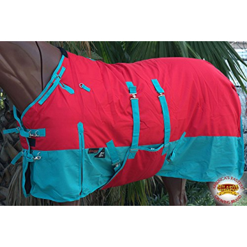 HILASON 1200D Winter Waterproof Poly Horse Blanket Belly Wrap | Turnout Blankets for Horses